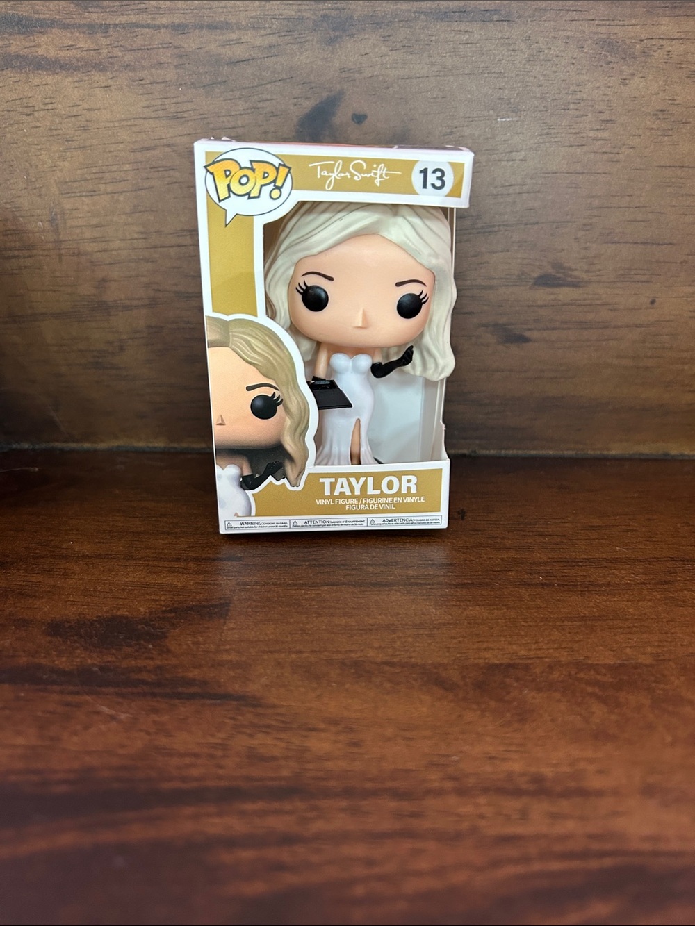 Funko Taylor Blonde Hair White Dress Pop! Figure